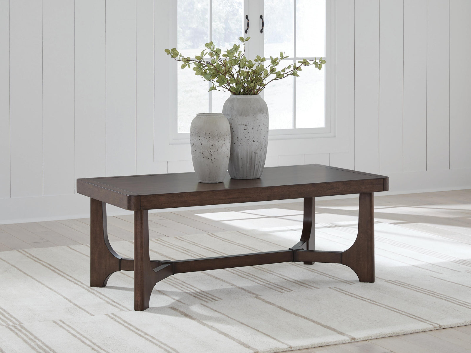 Korestone Coffee Table - Dark Brown (T438-SI) - Image 2