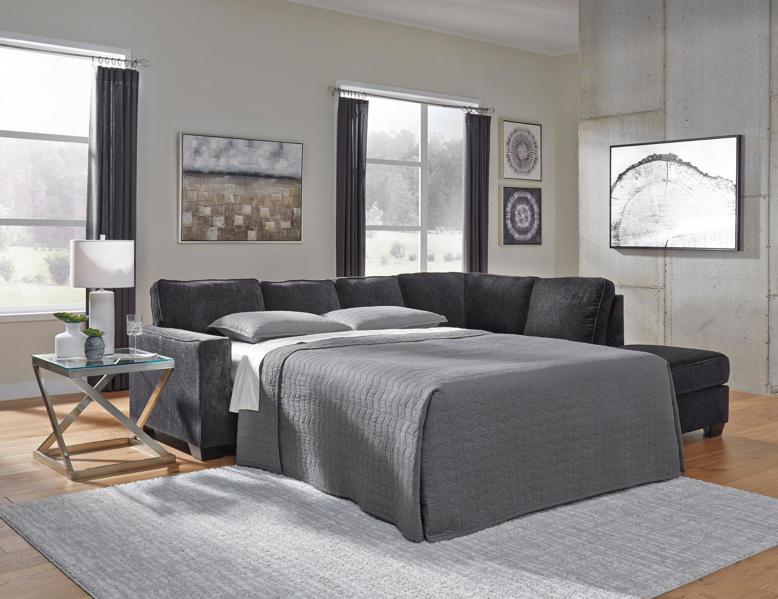 Altari Right-Arm Facing Full Sofa Sleeper (87213-SI) - Image 41
