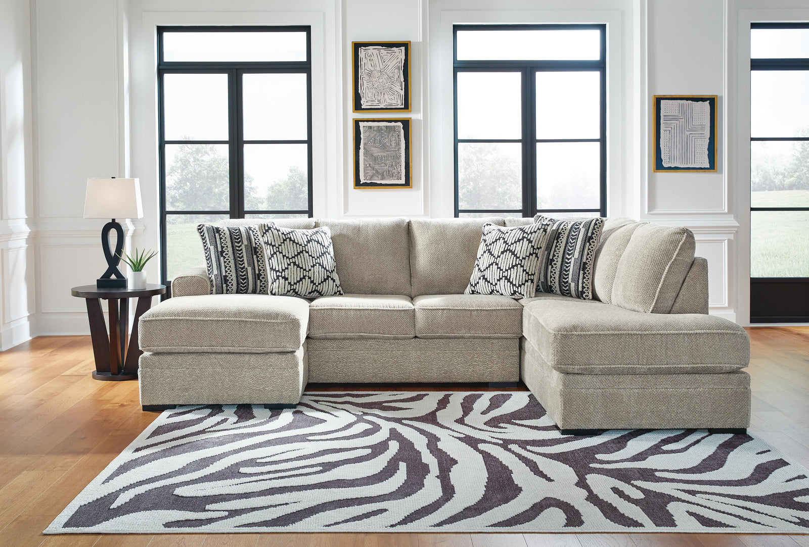 Calnita 2-Piece Sectional with Chaise (20502-SI) - Image 3