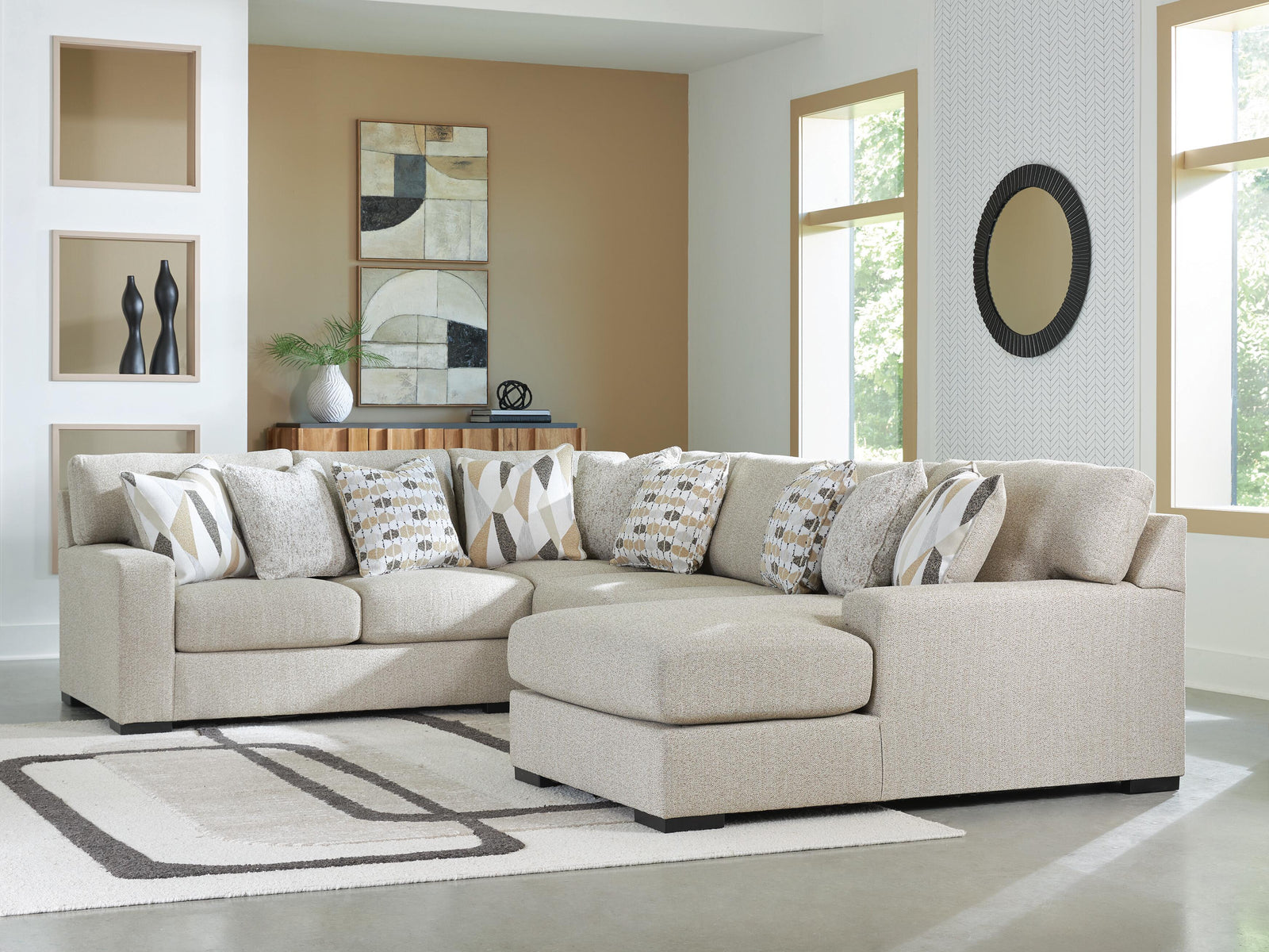 Laurelgrove 4-Piece Sectional with Chaise (75105-SI) - Image 2