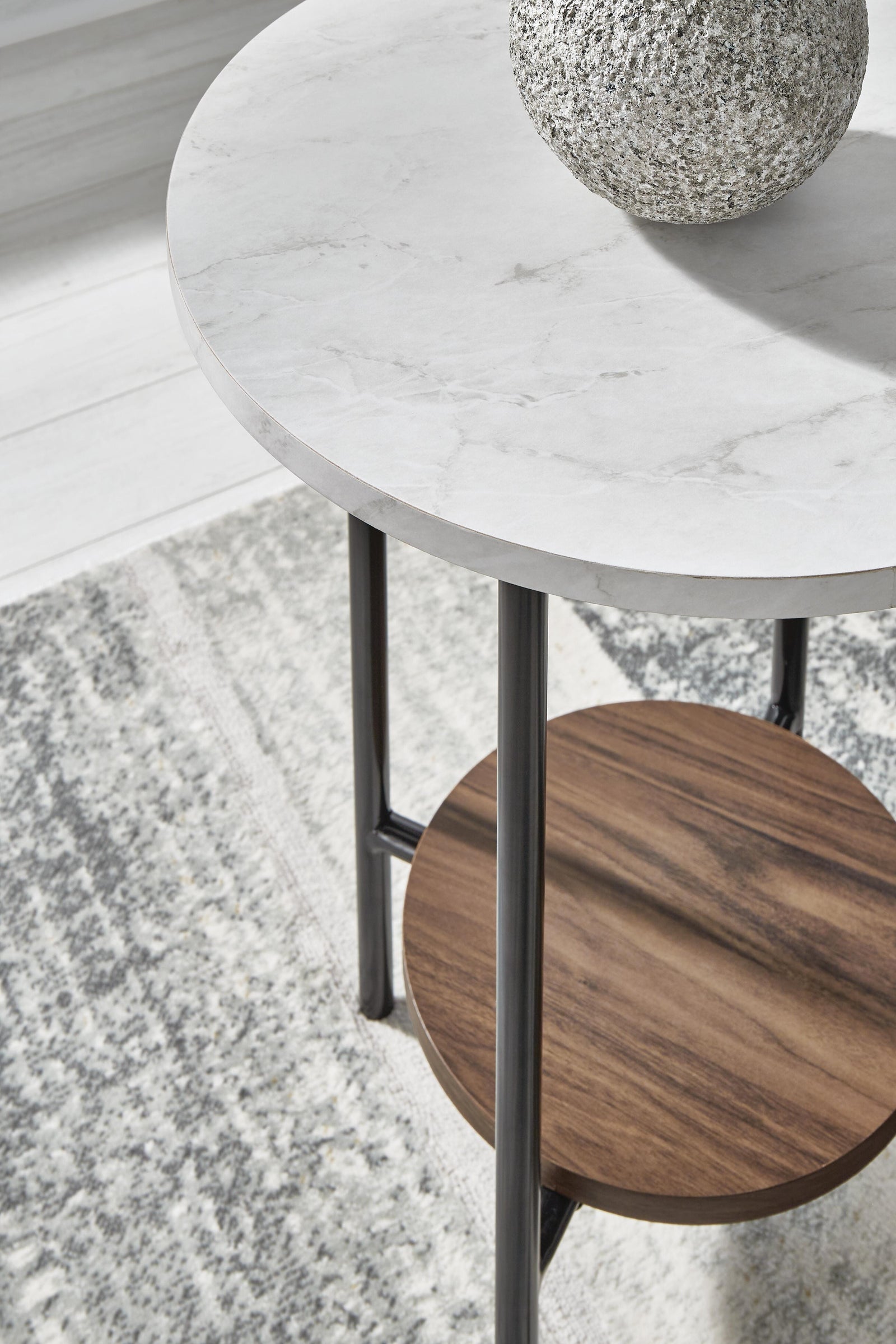 Wrenwich Table (Set of 3) - Brown/Black/White (T167-SI) - Image 5