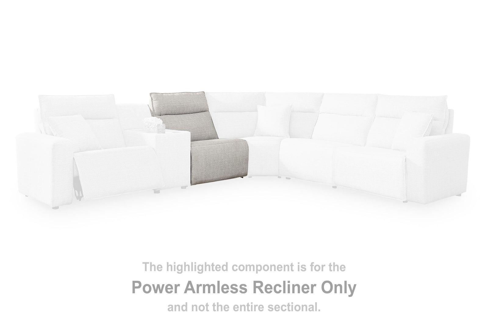 Modmax II Right-Arm Facing Power Chaise (65907-SI) - Image 18