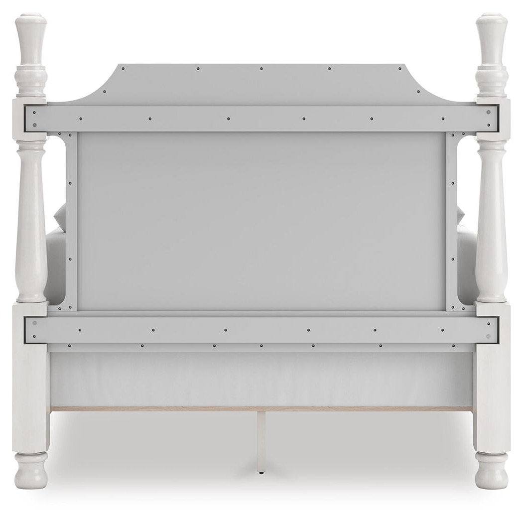 Rowlenstown Queen Poster Bed, Dresser and Mirror (PCB823-SI) - Image 12