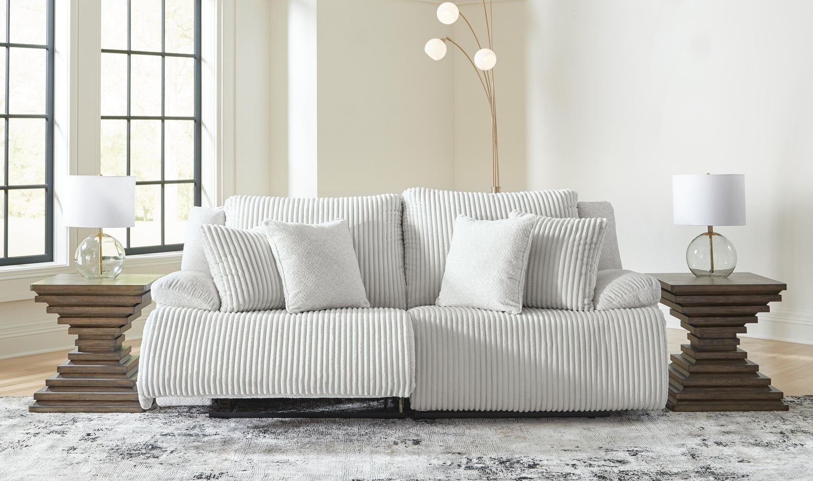 Top Tier 2-Piece Reclining Sectional Loveseat (92706-SI) - Image 6