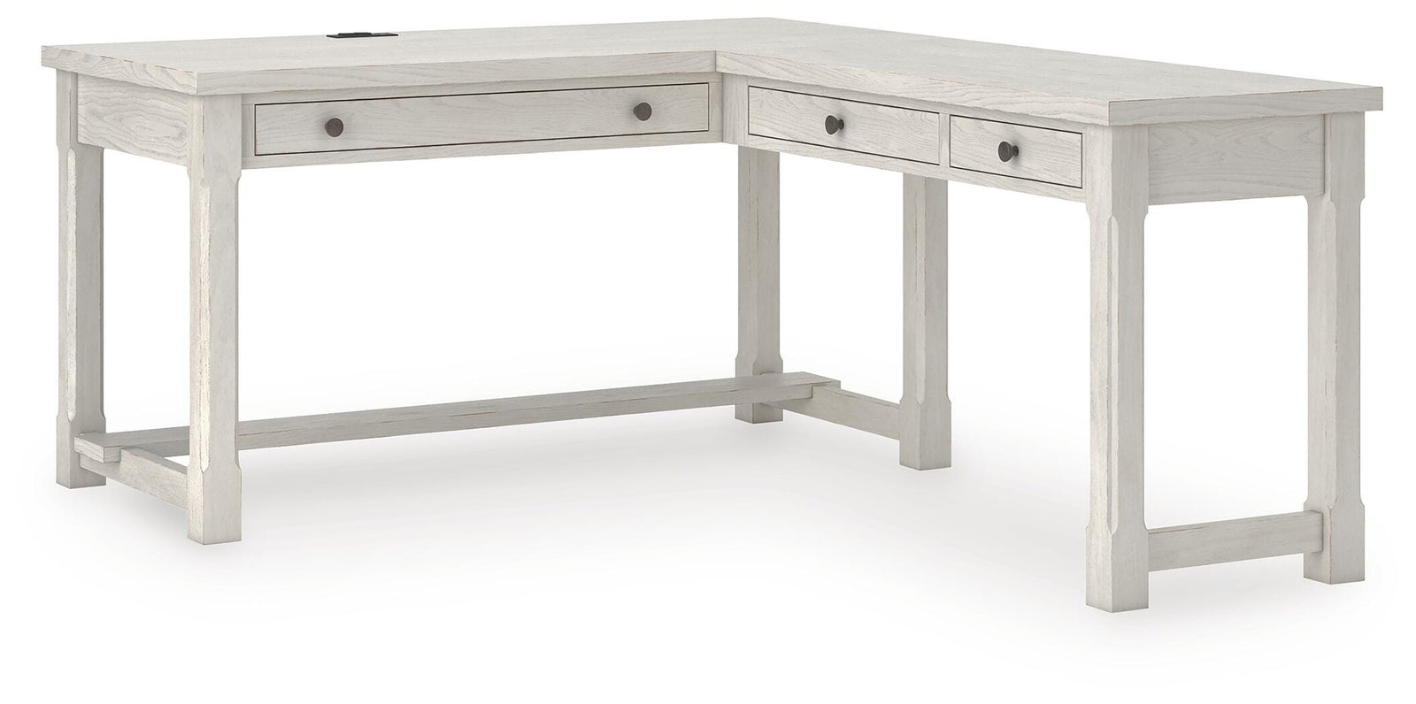 Robbinsdale L-Shaped Home Office Desk (H742-SI) - Image 2