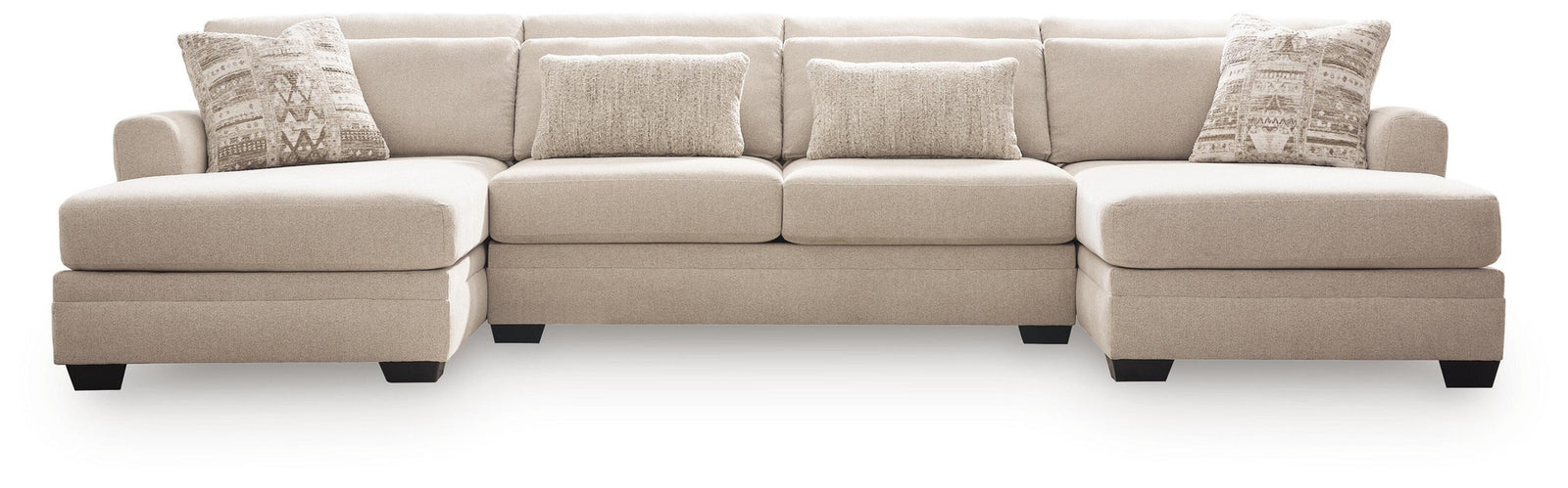 Mandi Point 3-Piece Double Chaise Sectional (62606-SI)