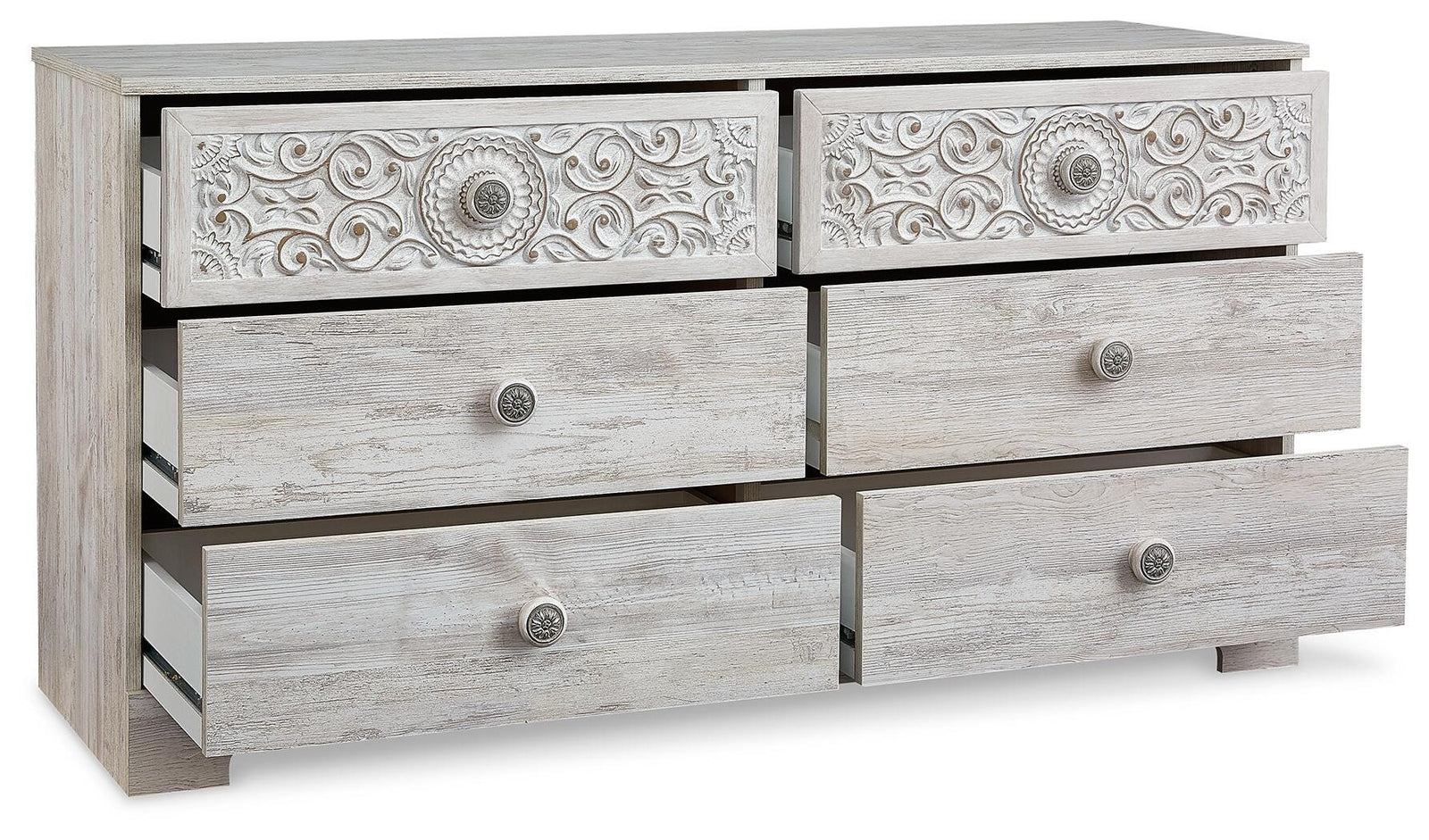 Paxberry Dresser - Whitewash (EB1811-SI) - Image 4