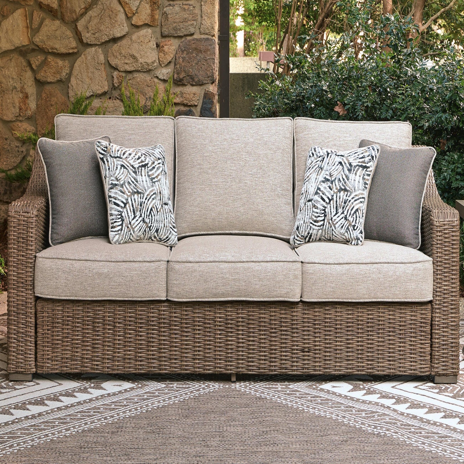 Laguna Heights Outdoor Right and Left-arm Facing Loveseat with Cushion (Set of 2) (PCP790-SI) - Image 23