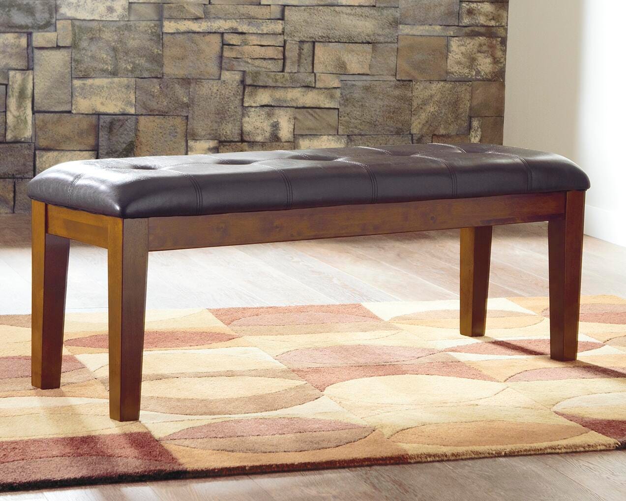 Ralene Dining Table and 6 Chairs and Bench (D594-SI) - Image 9