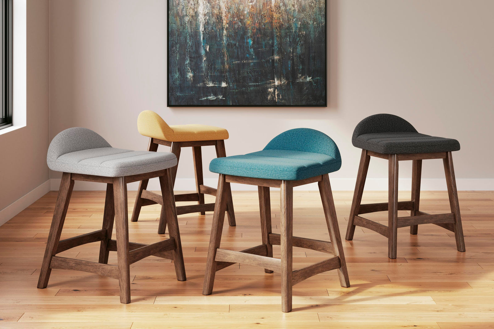 Lyncott Counter Height Bar Stool (D615-SI) - Image 32