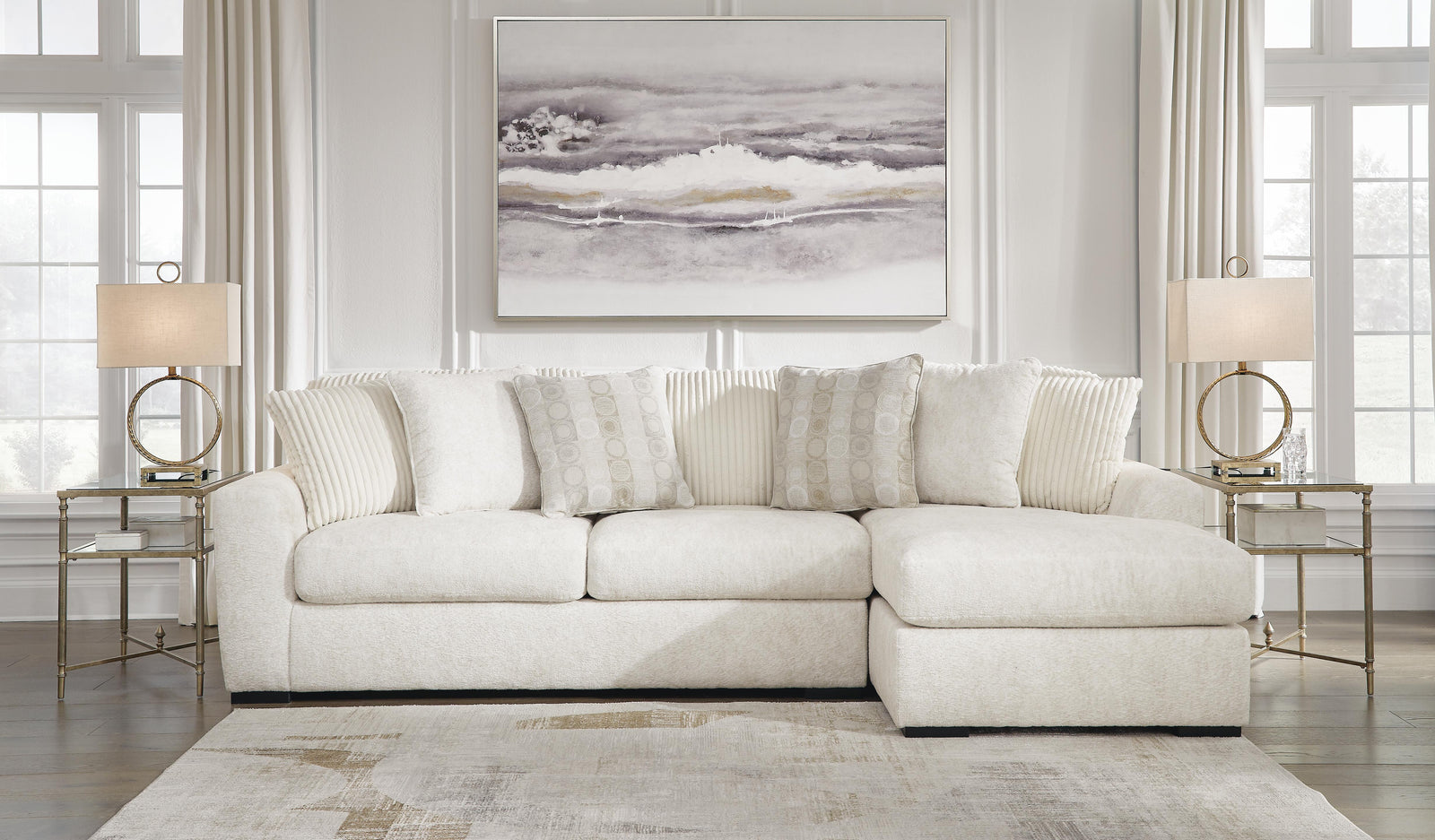 Chessington 2-Piece Sectional with Chaise (61904-SI) - Image 3