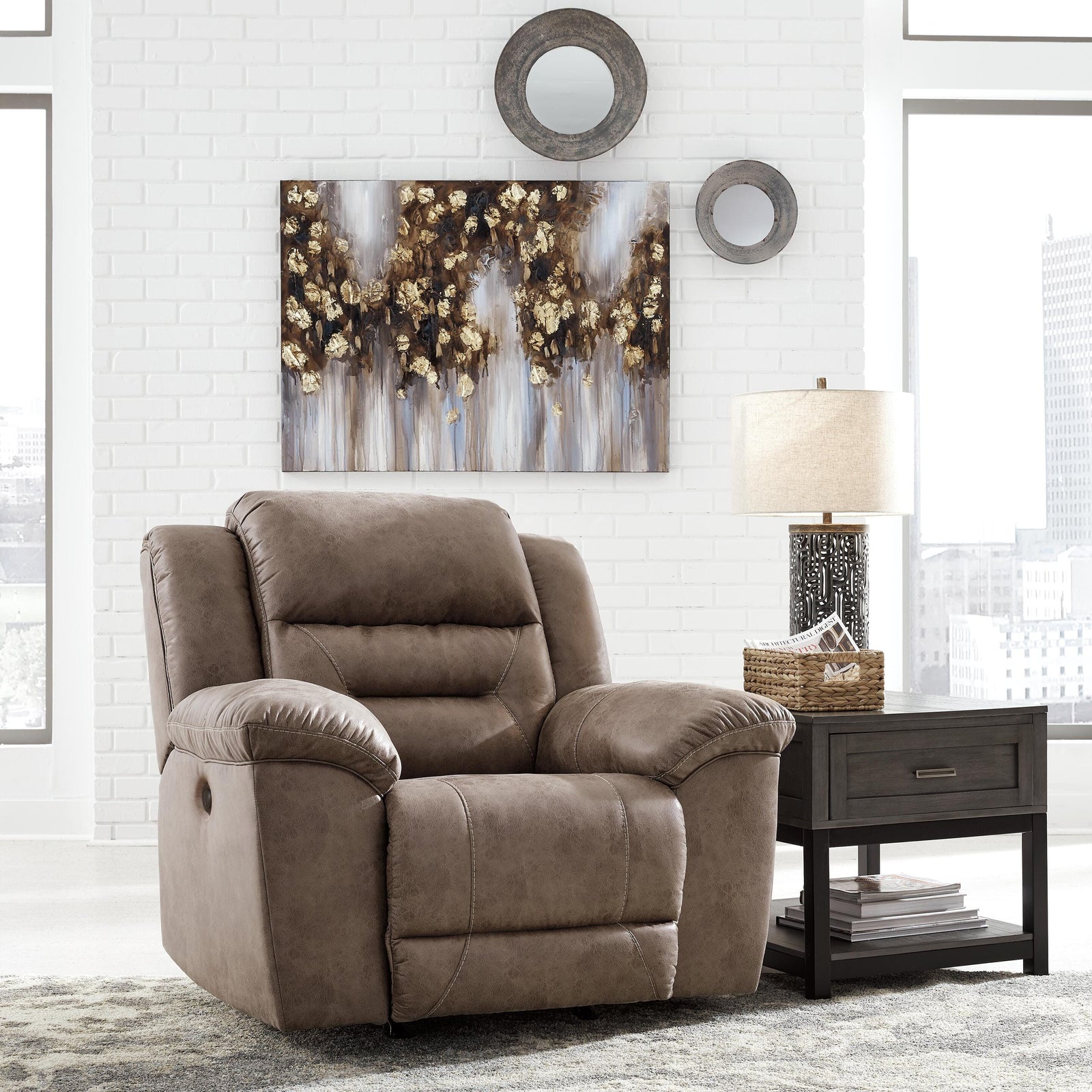 Stoneland Power Recliner (39905-SI) - Image 5