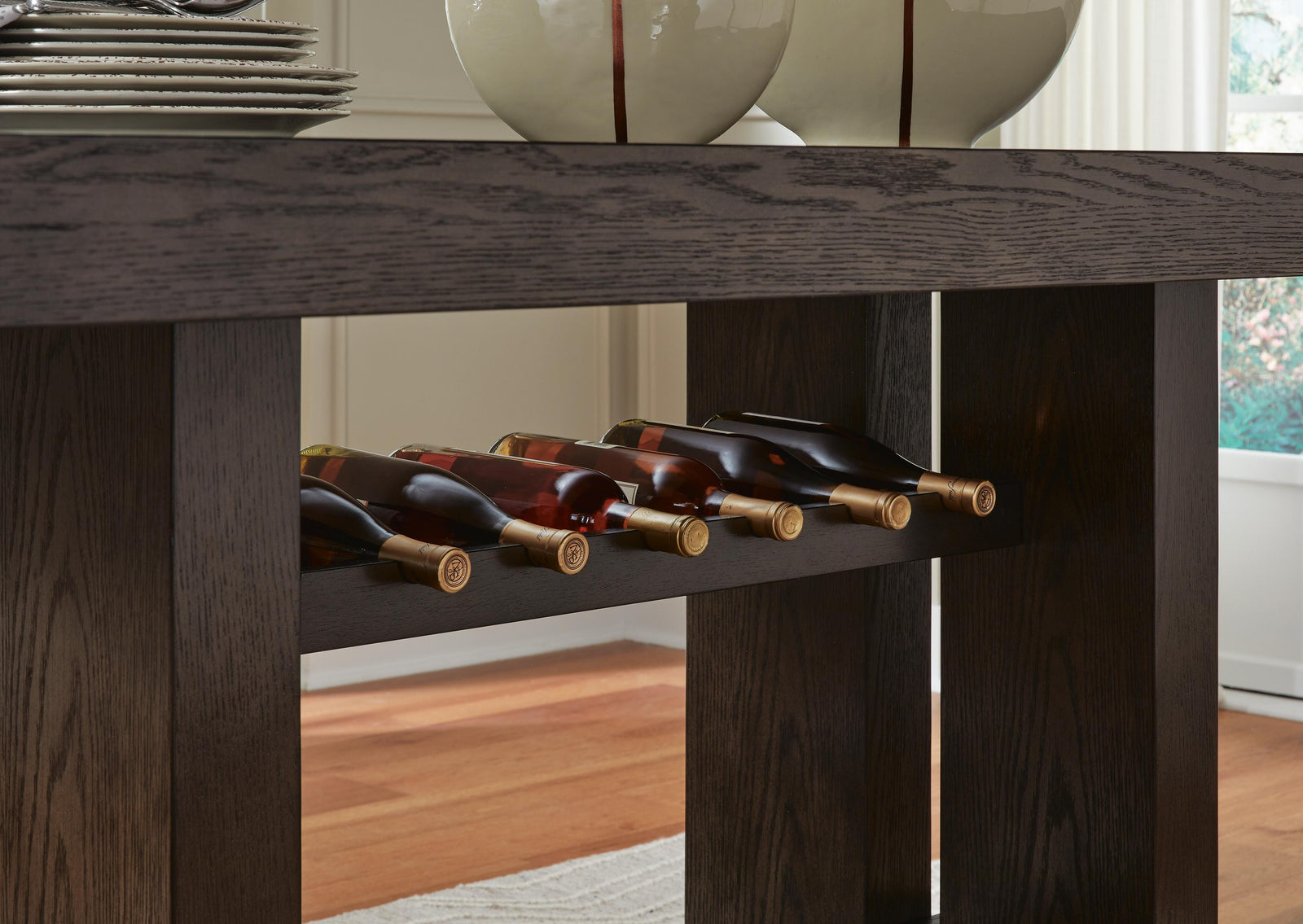 Burkhaus Counter Height Dining Table and 4 Barstools (D984-SI) - Image 4