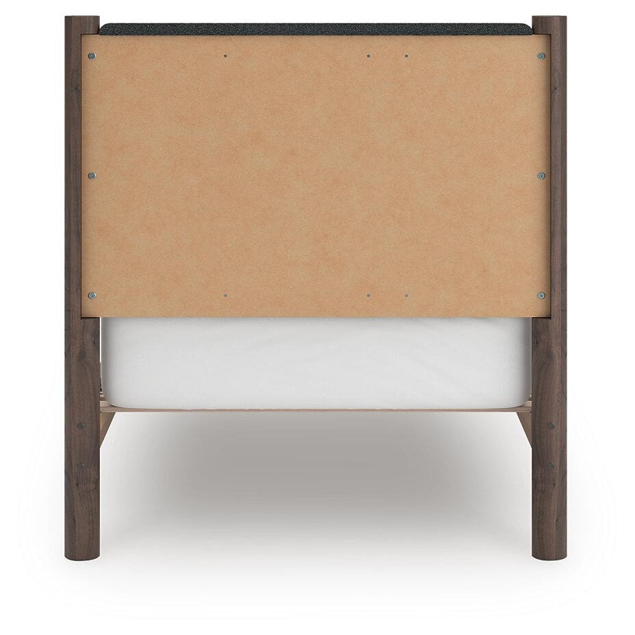 Pamytta Twin Upholstered Panel Platform Bed (PCB2614-SI) - Image 6