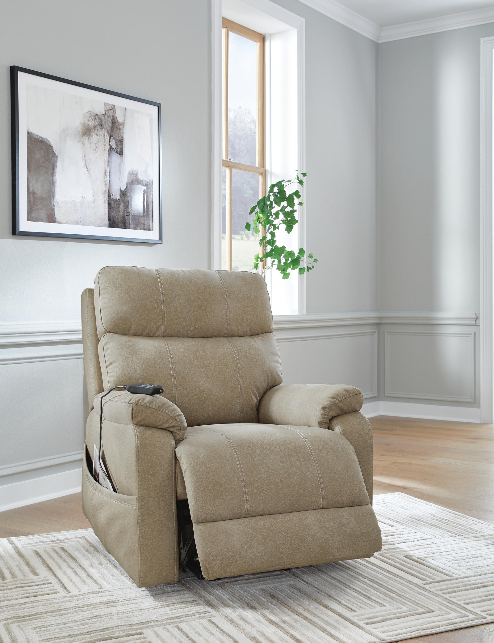Next-Gen Durapella Power Lift Recliner (40709-SI) - Image 9