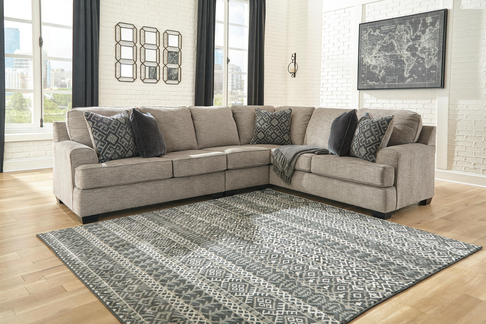Bovarian 3-Piece Sectional (56103-SI) - Image 4