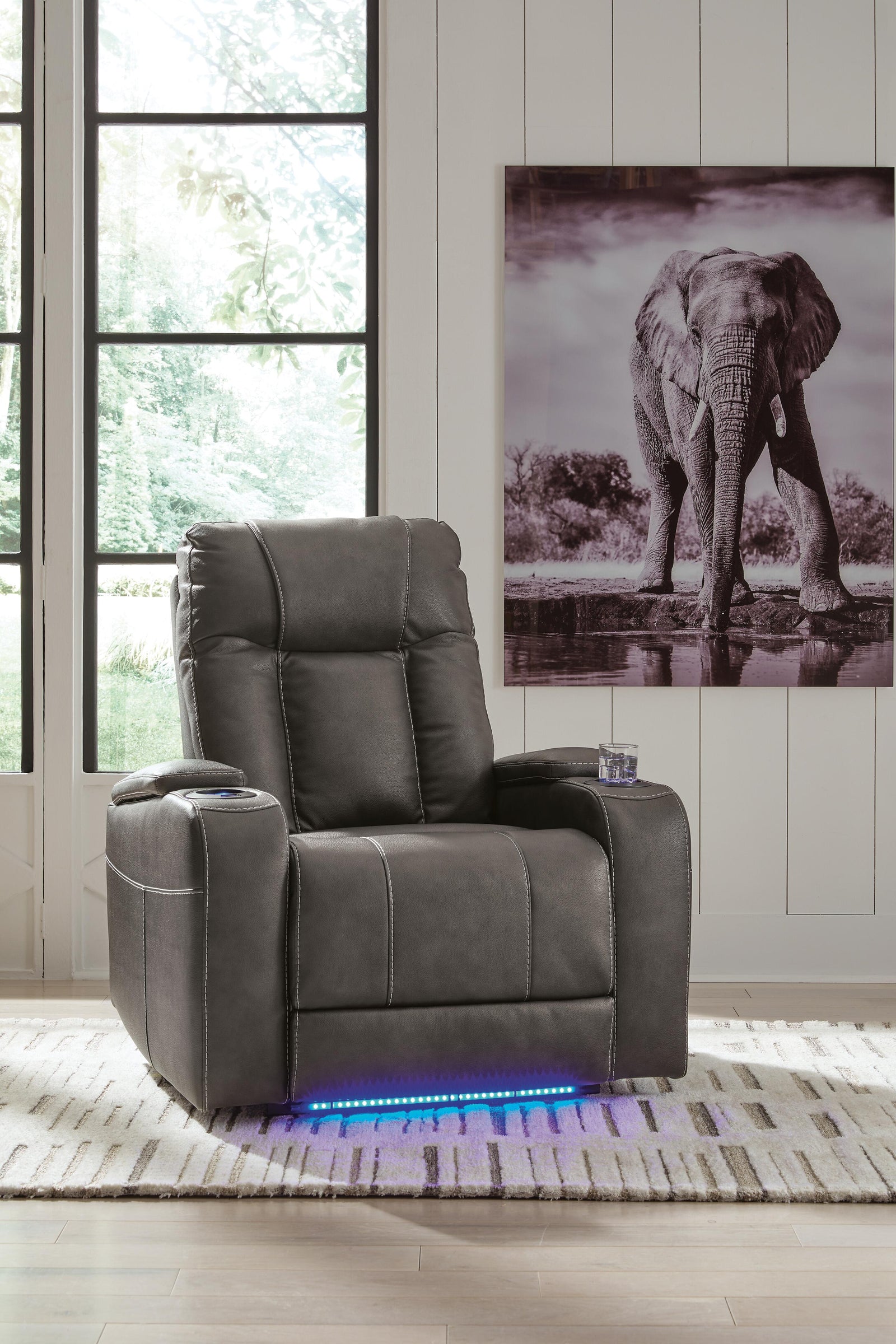 Feazada Power Recliner (66205-SI) - Image 8