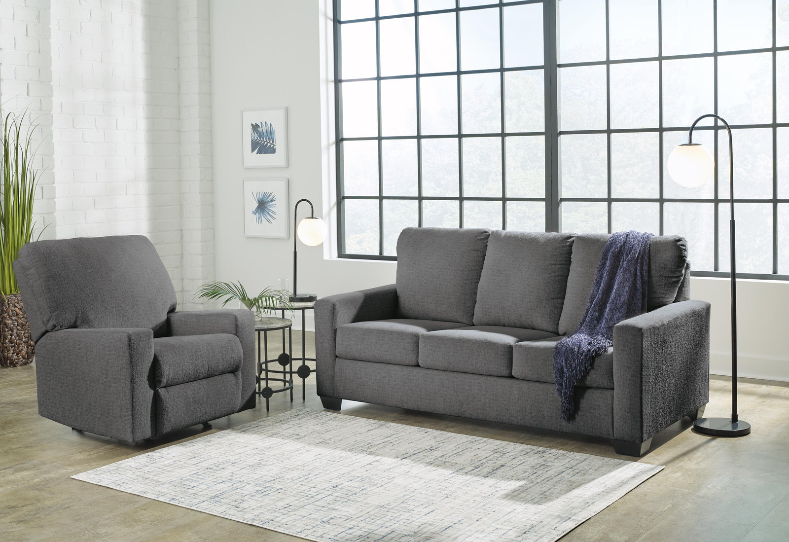Rannis Full Sofa Sleeper and Recliner (53602-SI) - Image 12
