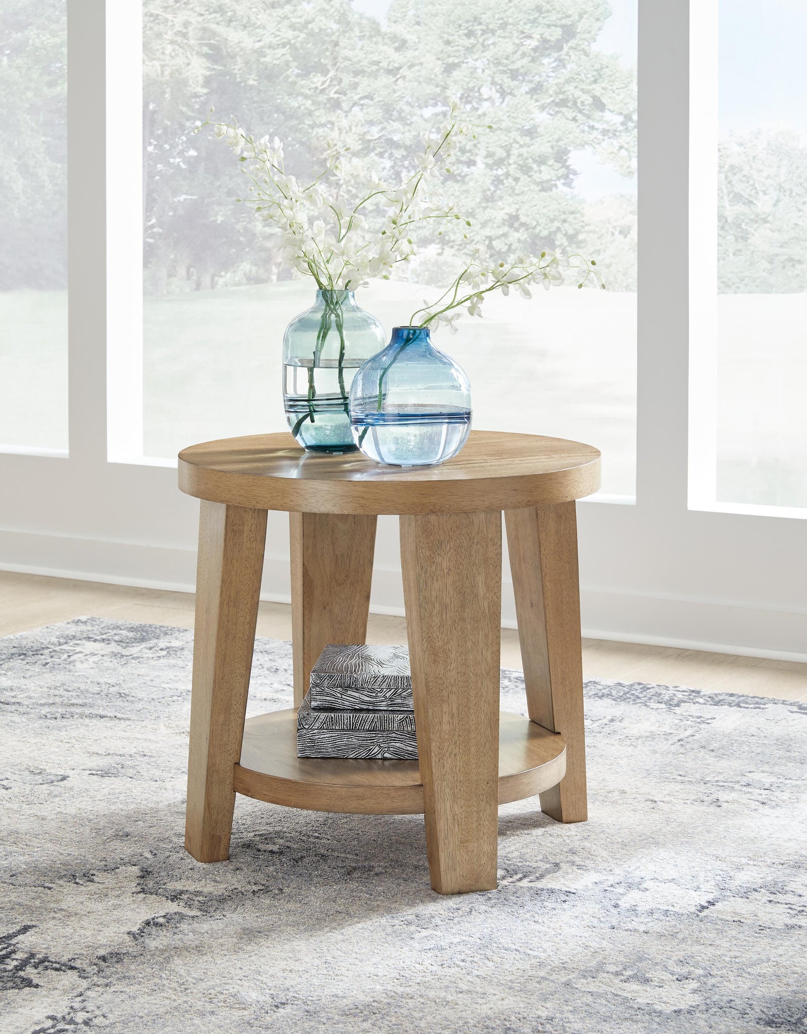 Kristiland Coffee Table and 2 End Tables - Light Brown (T674-SI) - Image 13