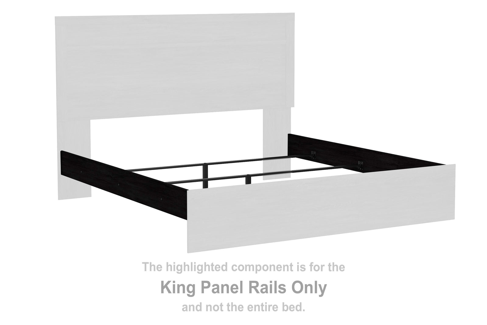 Belachime Panel Rails - Charcoal (B2589-SI) - Image 4