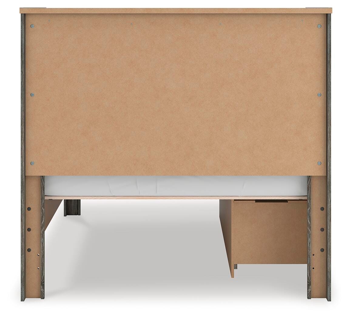 Frandern Panel Bed with Storage (Youth) - Black/Gray (B4480-SI) - Image 6