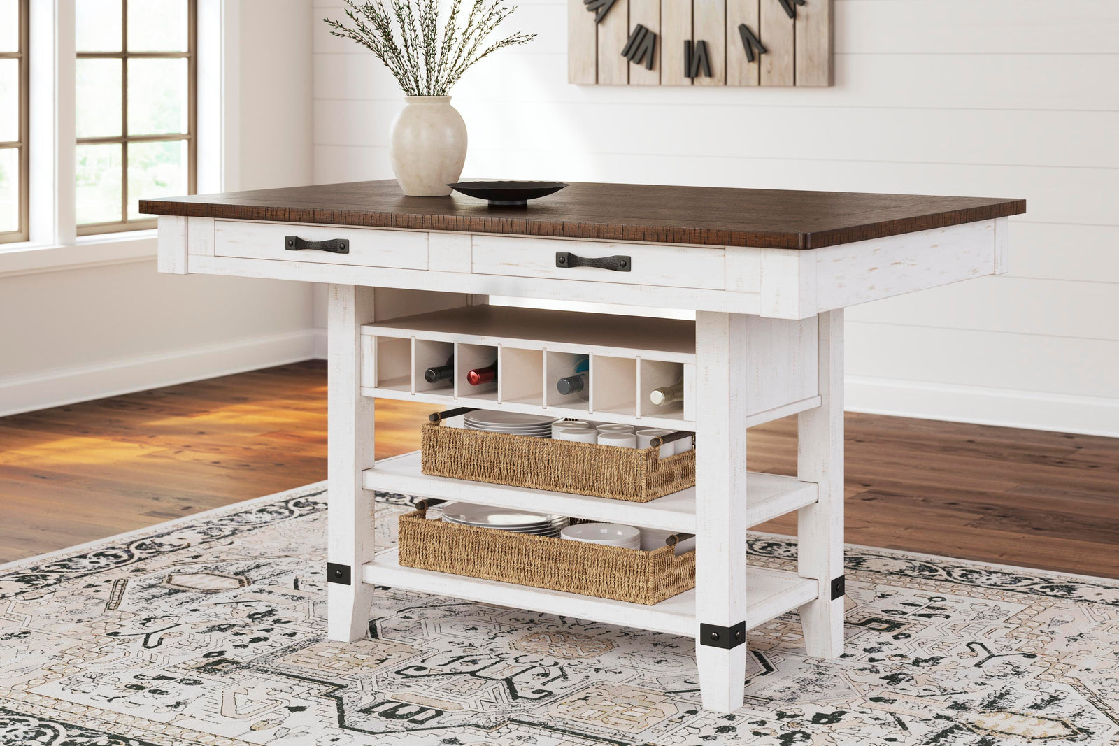 Valebeck Counter Height Dining Table and 4 Barstools (D546-SI) - Image 14