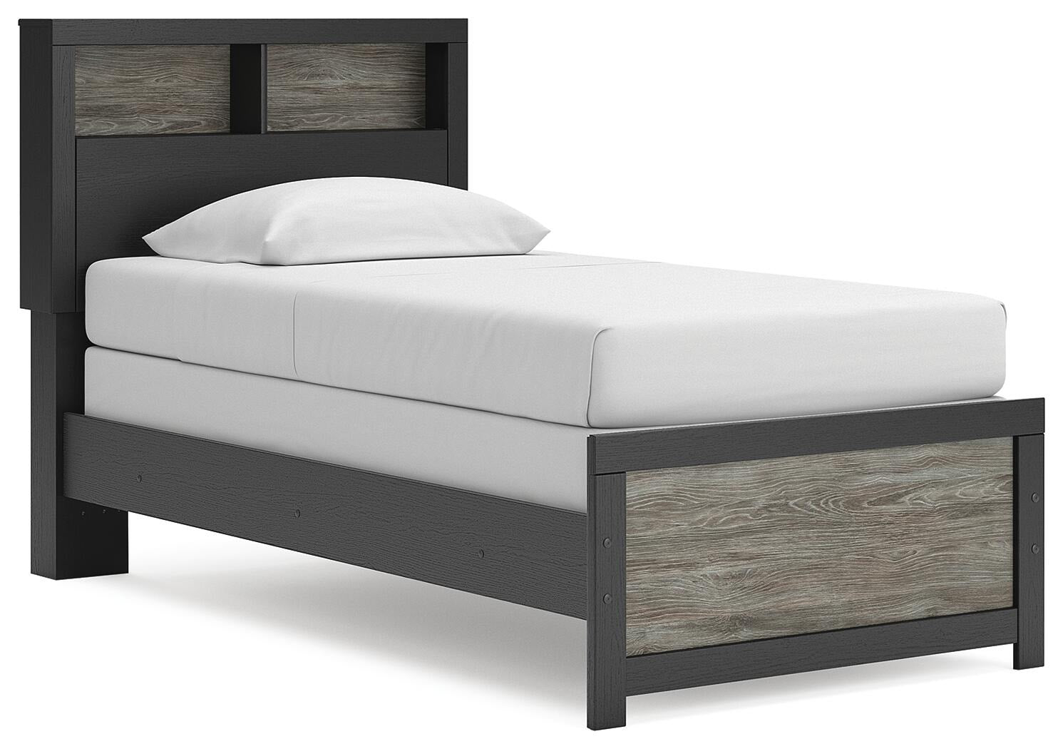 Broachmyn Twin Bookcase Bed, Dresser and Mirror (PCB1118-SI) - Image 12