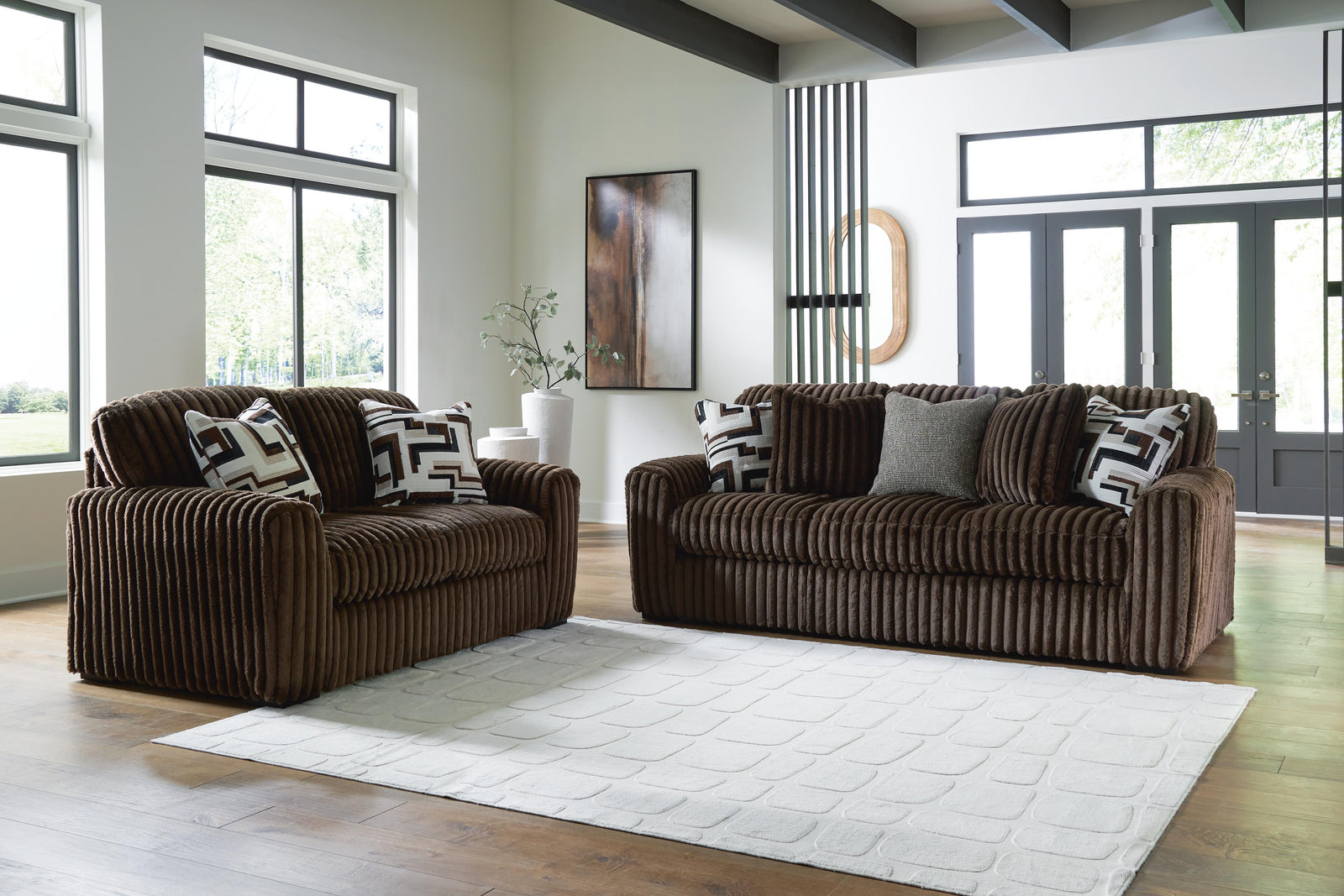 Midnight-Madness Sofa and Loveseat (98104-SI) - Image 9