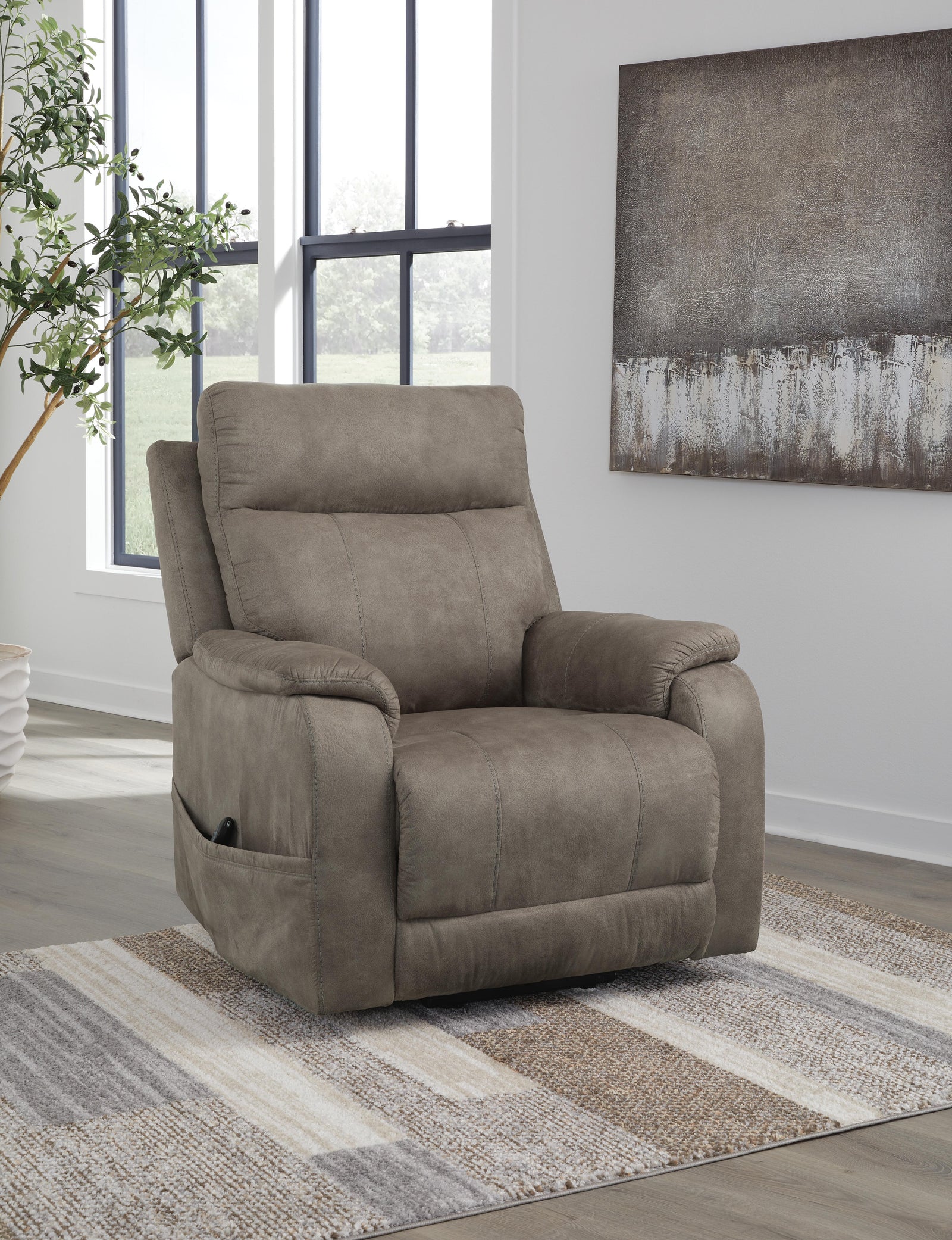 Crestmeade Power Lift Recliner (13503-SI) - Image 8