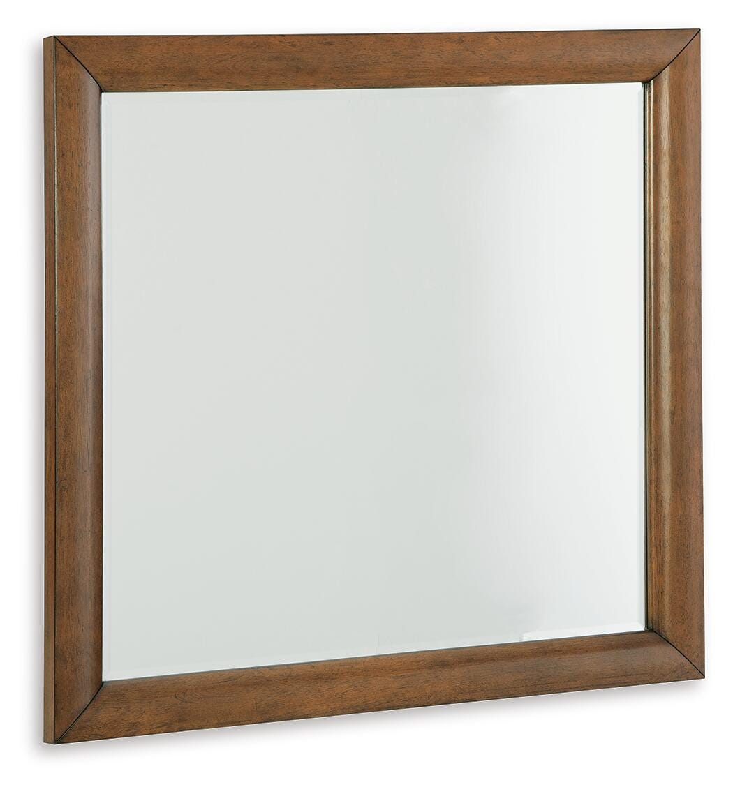 Lyncott Bedroom Mirror - Brown (B615-SI)