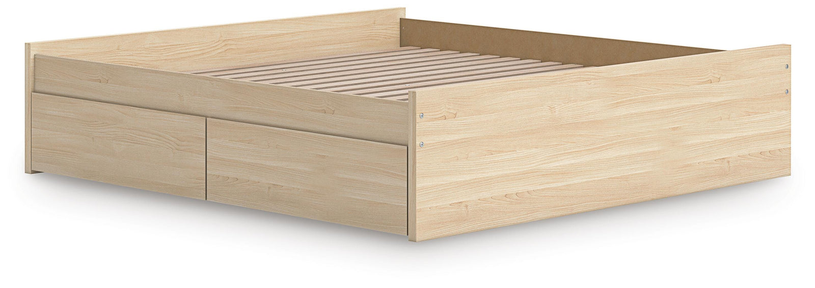 Onita Platform Bed with 2 Side Storage - Natural (EB9632-SI) - Image 3