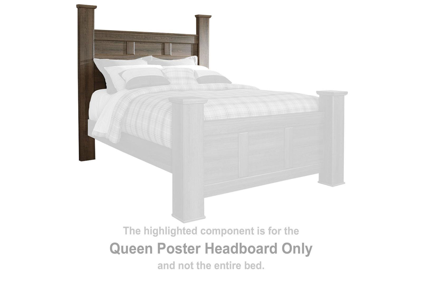 Juararo Poster Headboard - Dark Brown (B251-SI) - Image 2