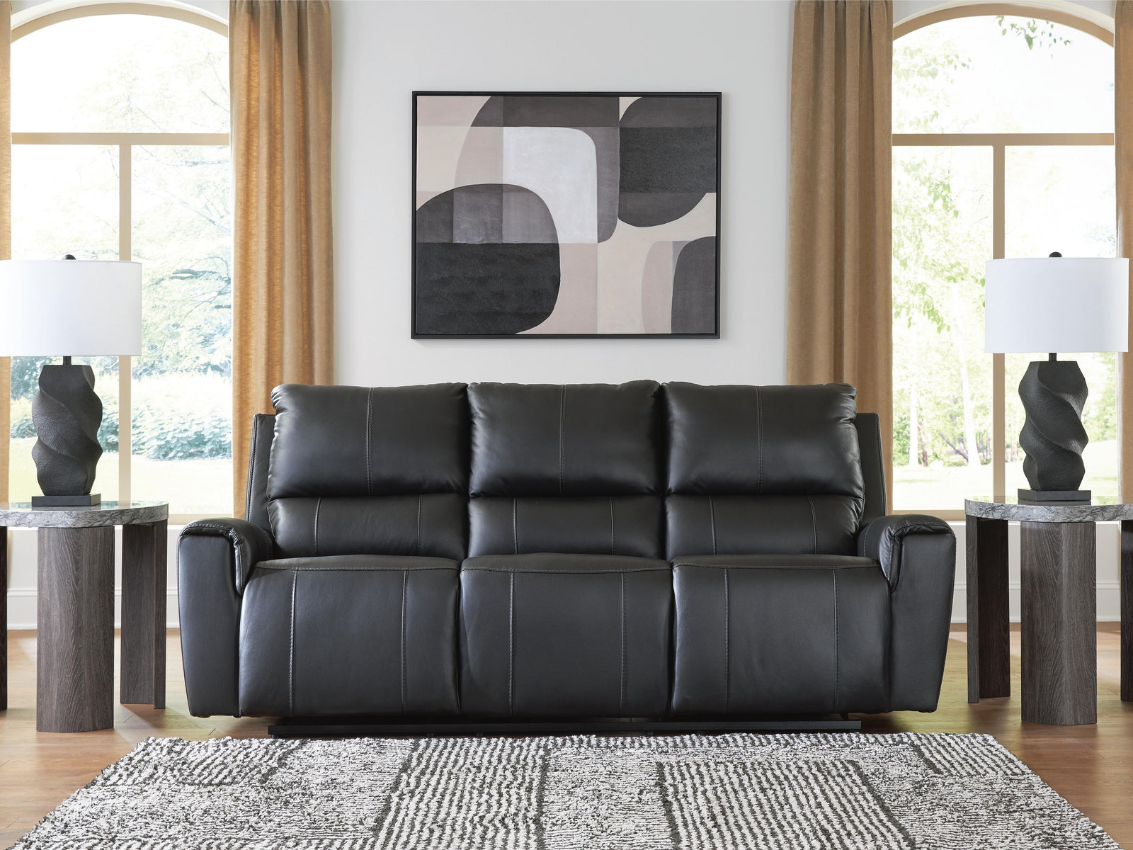 Glossmore Reclining Loveseat with Console (PCU11700-SI) - Image 14