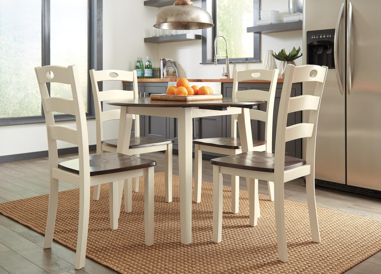 Woodanville Dining Table with 4 Chairs (D335-SI) - Image 3