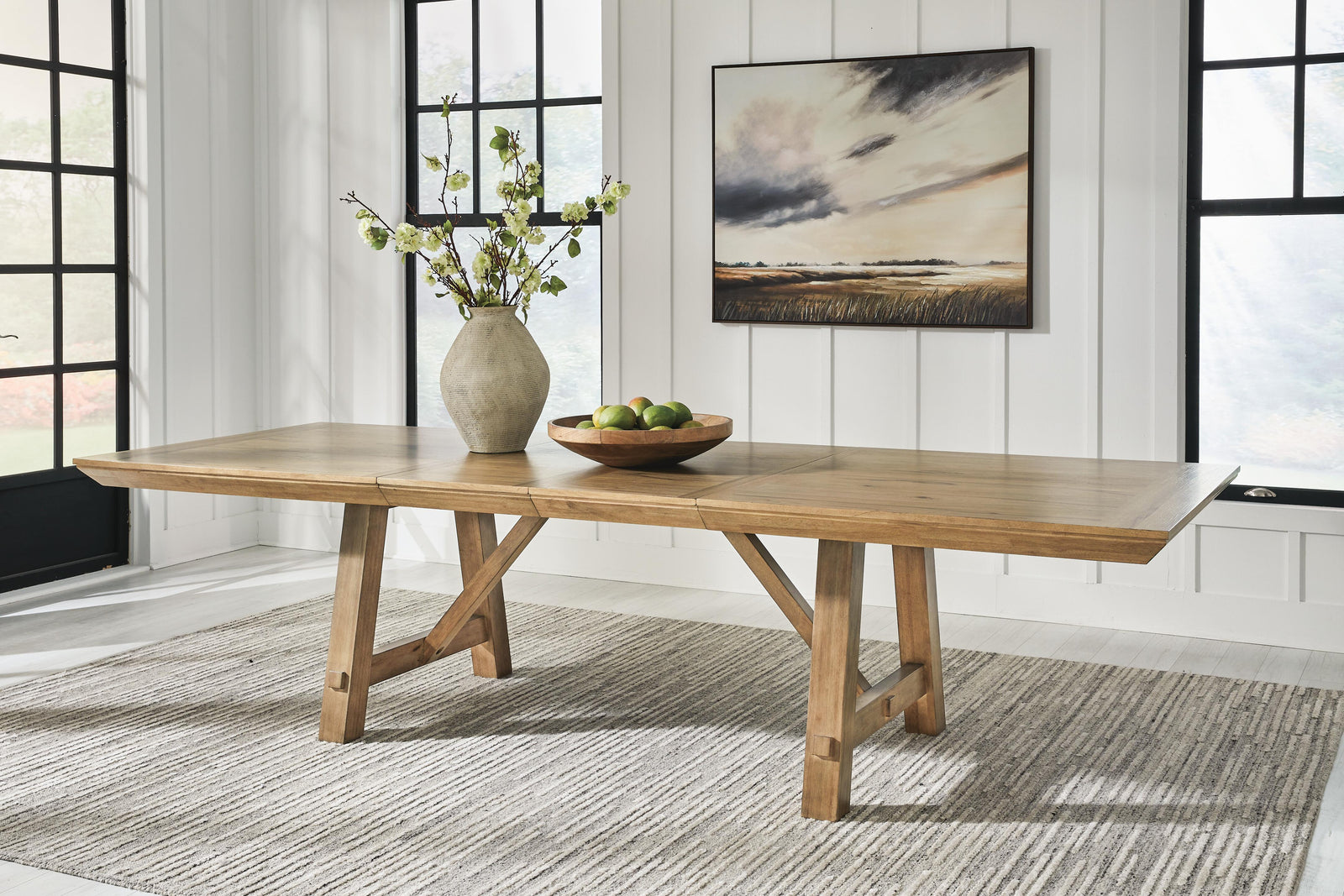 Ridgester Extension Dining Table, 2 Arm Chairs and 4 Side Chairs (D858-SI) - Image 15