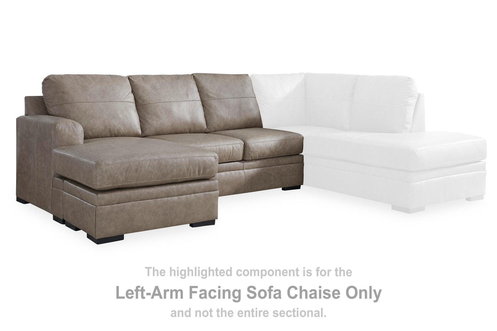 Amuleto Left-Arm Facing Sofa Chaise (22405-SI) - Image 13