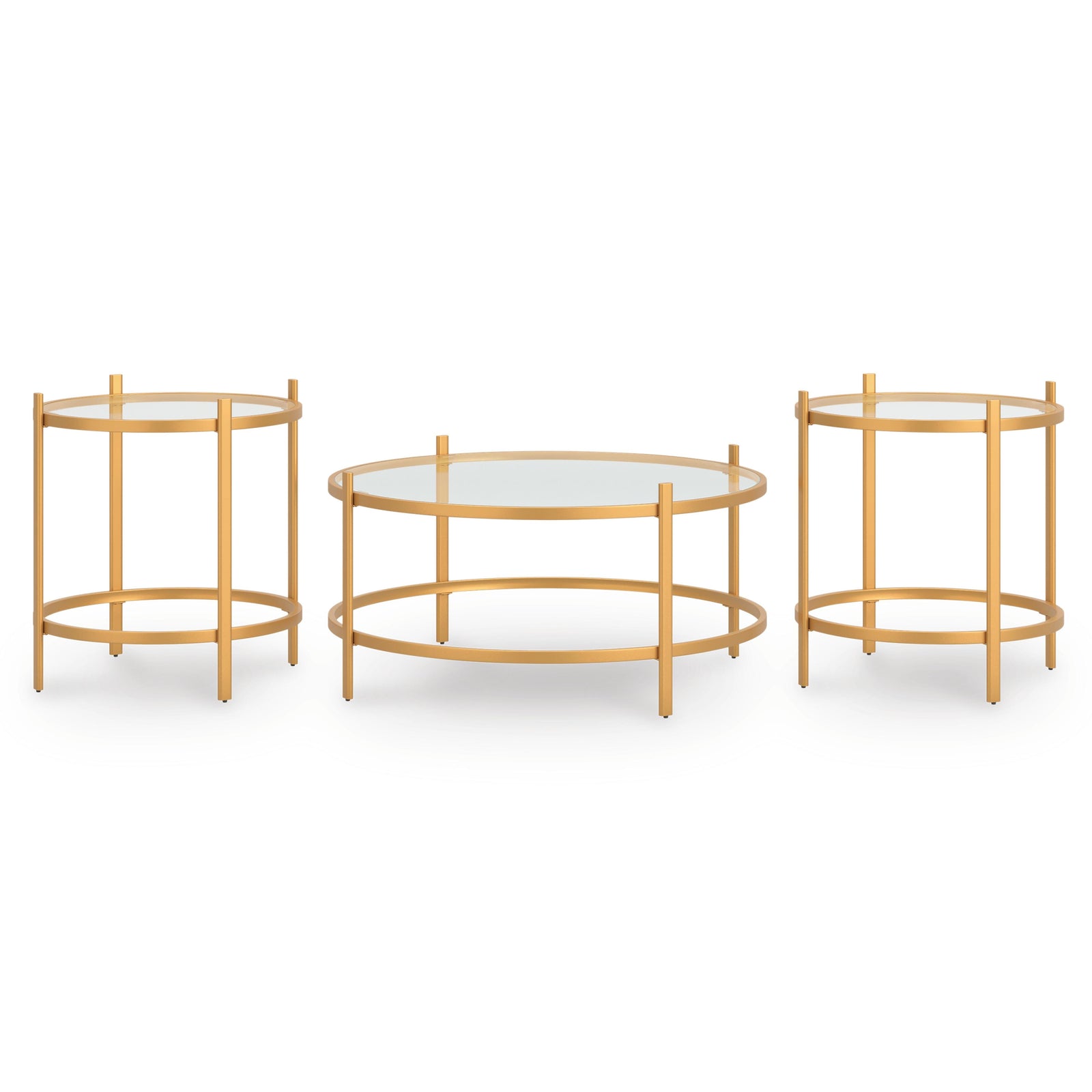Pearlox Table (Set of 3) - Gold (T173-SI) - Image 3