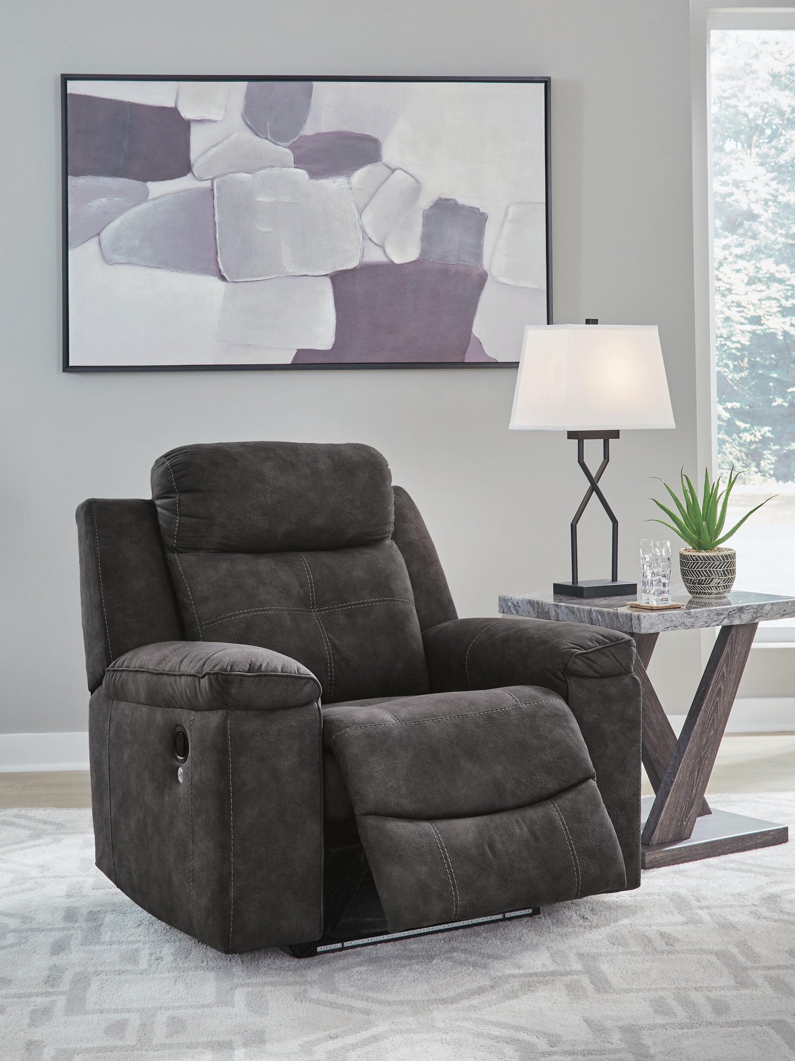 Brysonview Reclining Loveseat with Console (63605-SI) - Image 10