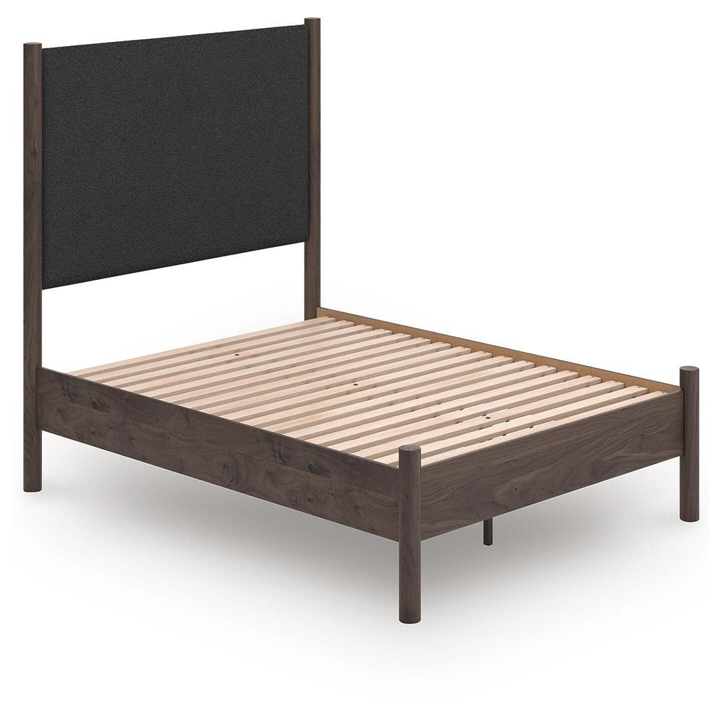 Pamytta Queen Upholstered Panel Platform Bed (PCB2614-SI) - Image 2