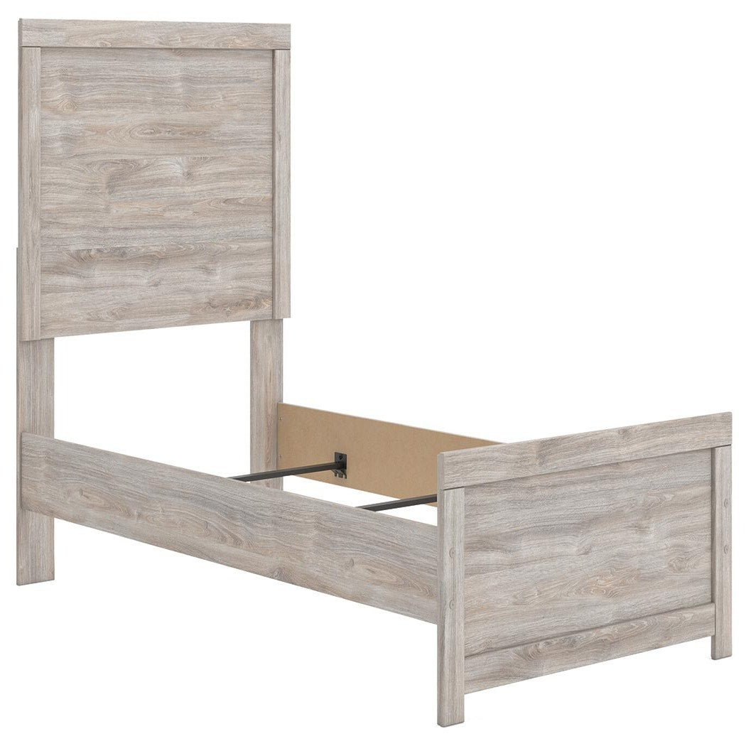 Broachmyn Twin Panel Bed, Dresser and Mirror (PCB1120-SI) - Image 11