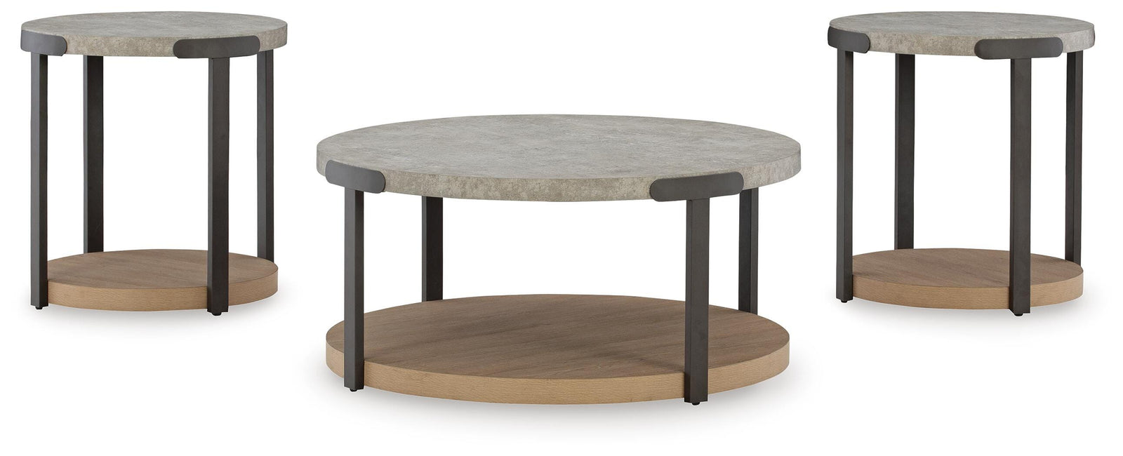 Darthurst Table (Set of 3) - Light Brown (T383-SI) - Image 2