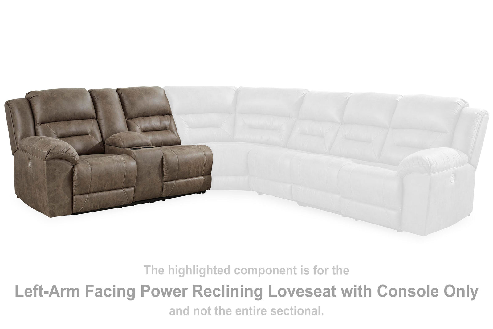 Ravenel Right-Arm Facing Power Reclining Loveseat with Console (83106-SI) - Image 18