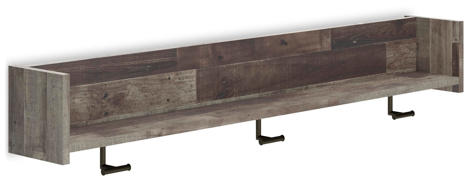 Neilsville Wall Mounted Coat Rack with Shelf (EA2120-SI)