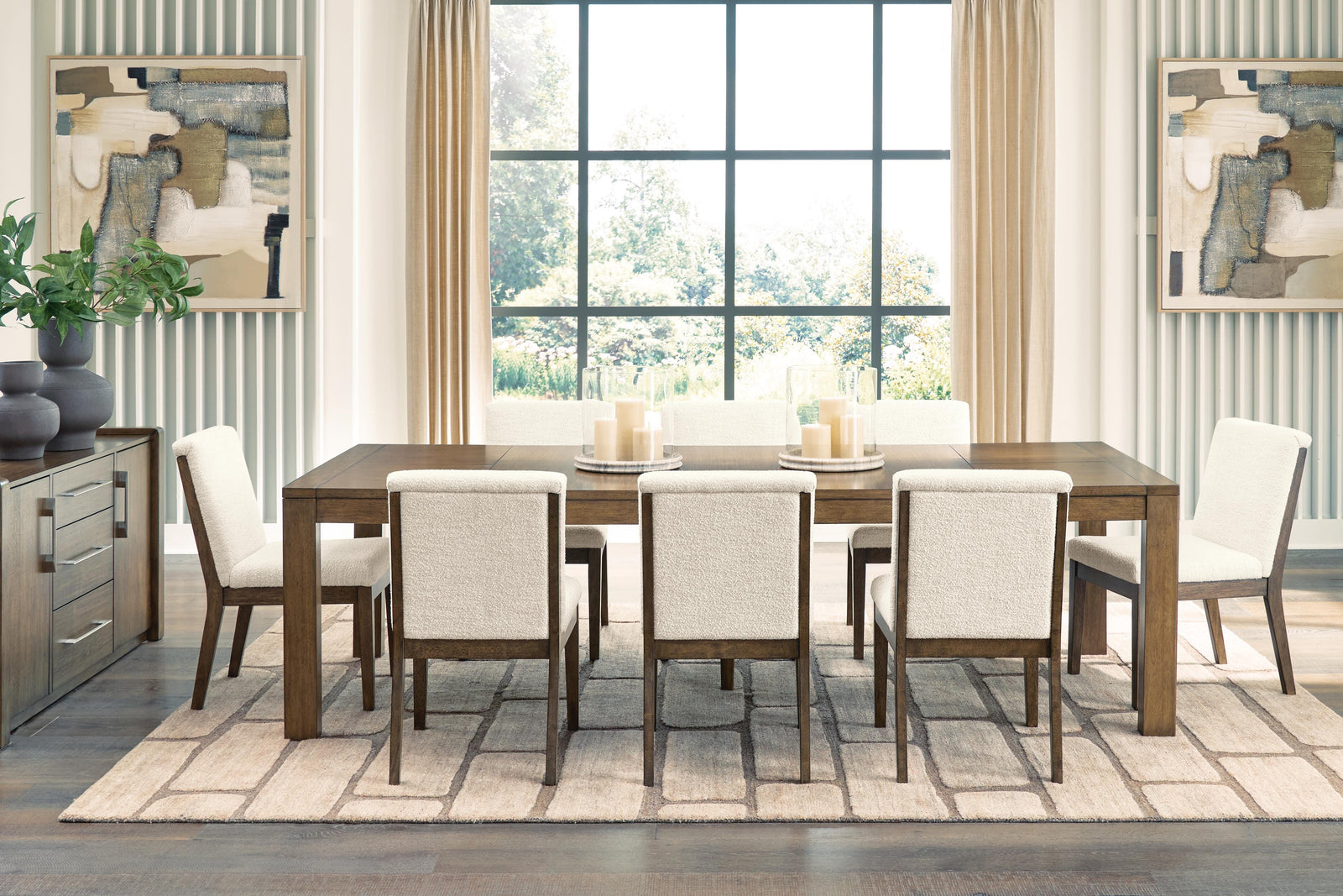 Marxmore Extension Dining Table and 8 Chairs (D863-SI) - Image 4