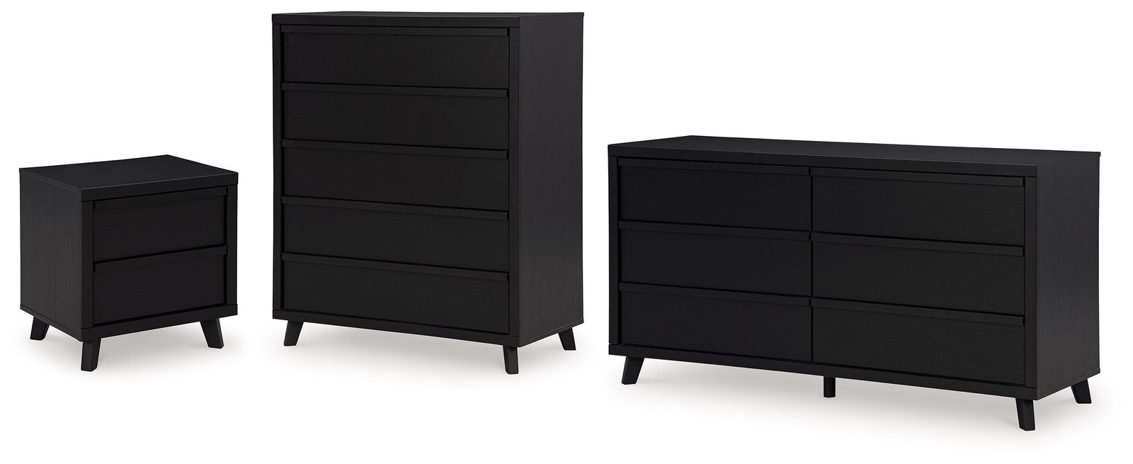 Danziar Dresser, Chest and Nightstand (B1013-SI)