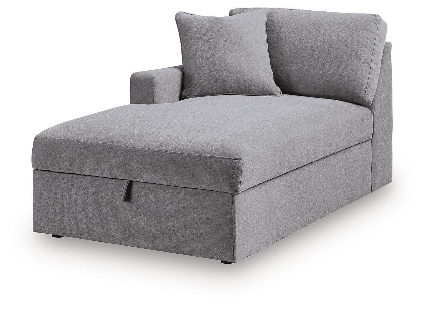 Modmax 8-Piece Sectional with Storage Chaise and Audio Consoles (92104-SI) - Image 2