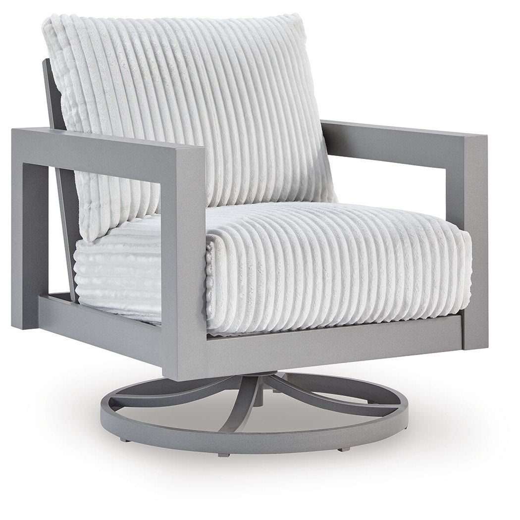 Hurley Park Outdoor Sofa, 2 Lounge Chairs and Coffee Table (PCP695-SI) - Image 6