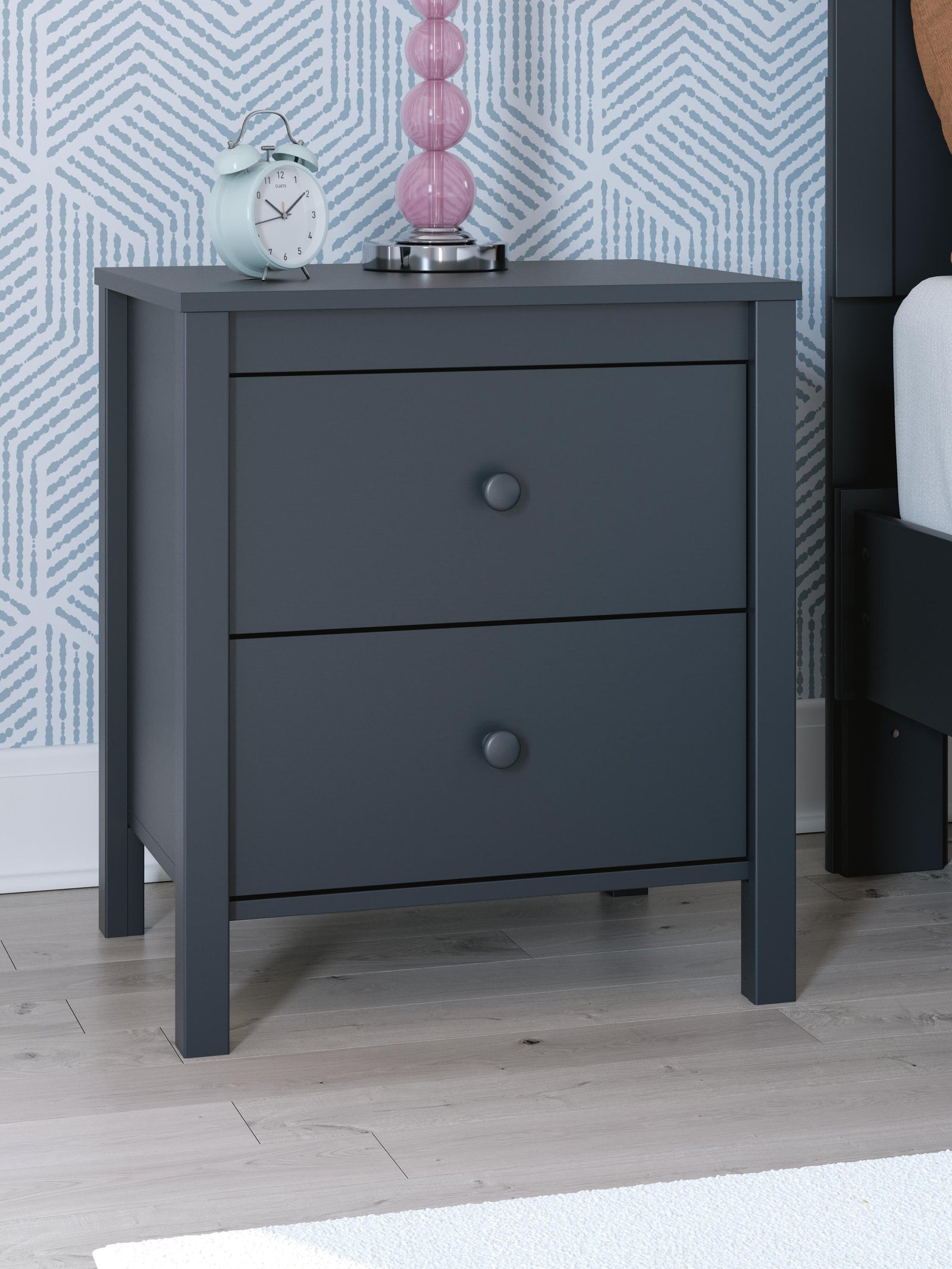 Simmenfort Nightstand - Navy Blue (EB1528-SI) - Image 9