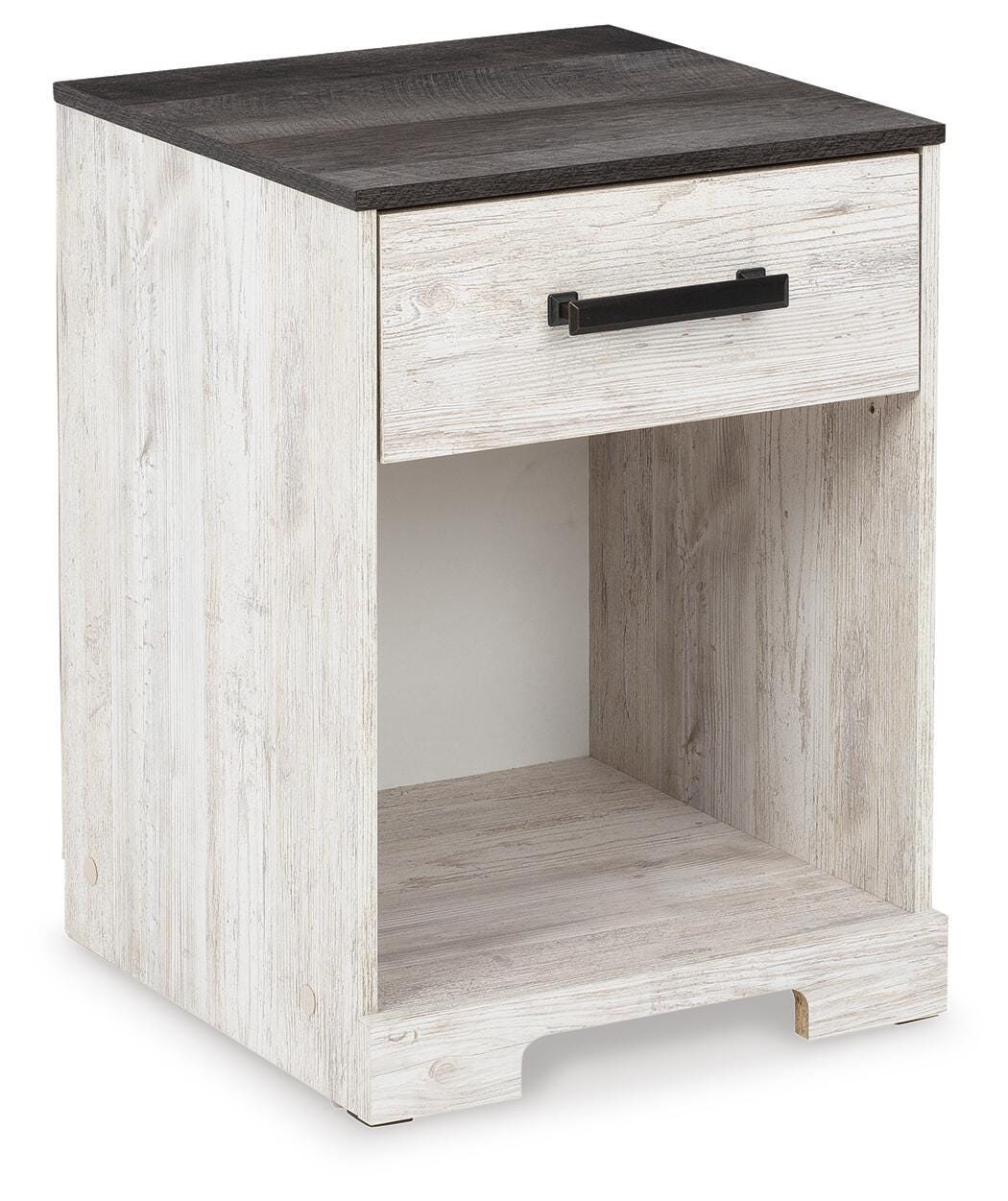 Shawburn Nightstand - Whitewash/Charcoal Gray (EB4121-SI)