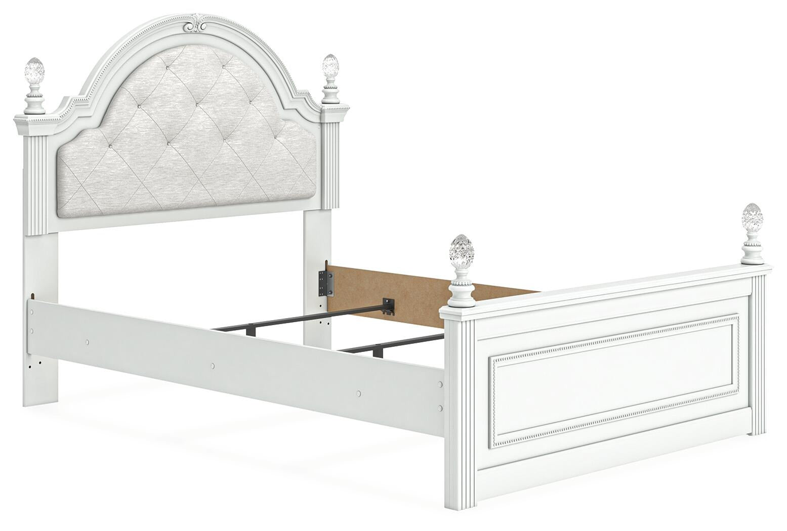 Kozlani Full Upholstered Panel Bed, Dresser and Mirror (PCB1819-SI) - Image 7